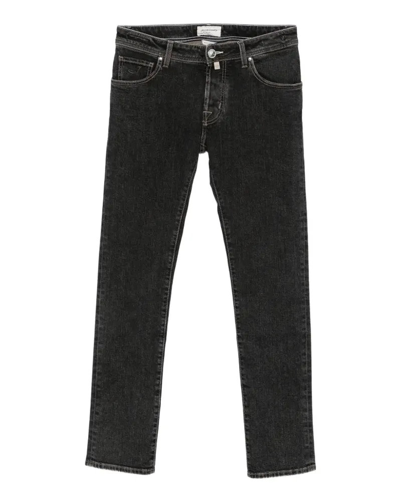 Jacob Cohën Nick Slim-Fit-Jeans - Schwarz Schwarz