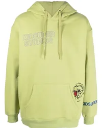 KidSuper Bestickter Hoodie Grün