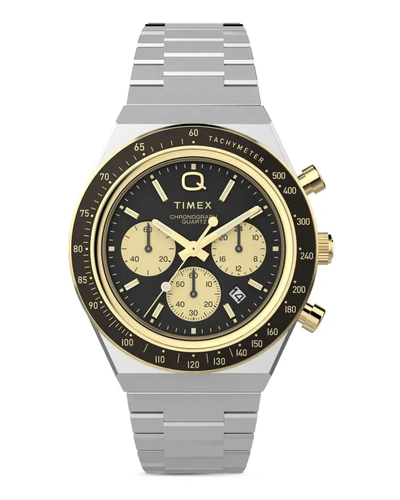 Timex Q Chronograph 40mm watch - Schwarz Schwarz