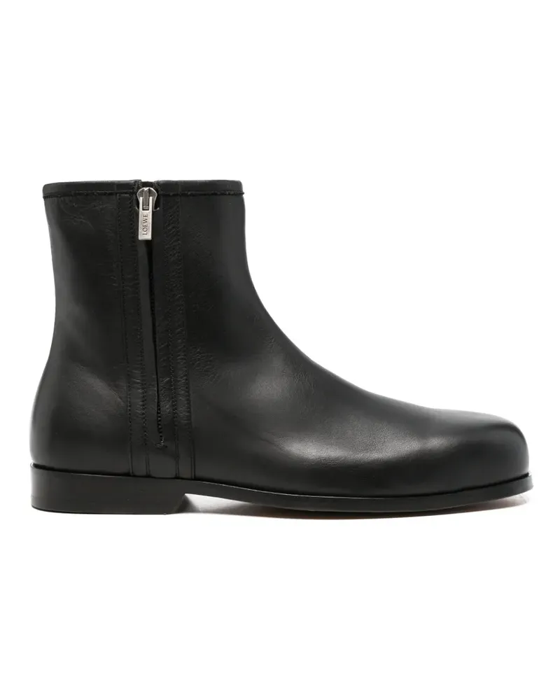 Loewe Bobine smooth leather ankle boots - Schwarz Schwarz