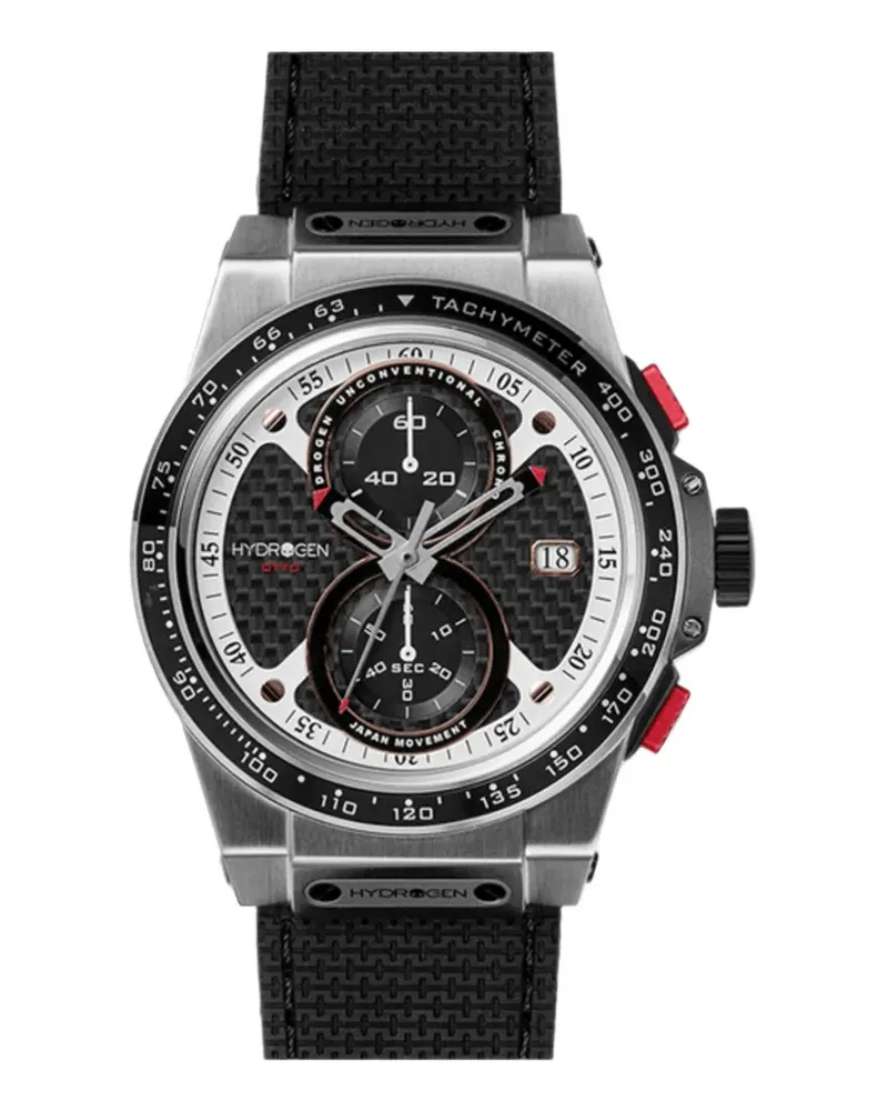 Hydrogen Otto Chrono Armbanduhr 44mm - Schwarz Schwarz