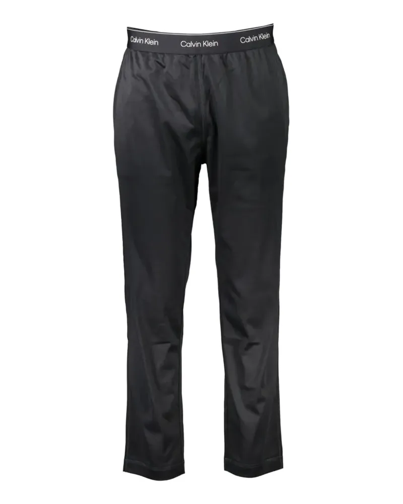 Calvin Klein logo-waistband trousers - Schwarz Schwarz