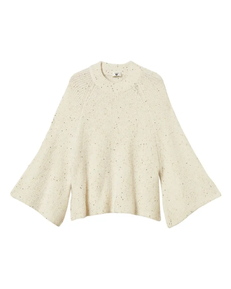 Twin-Set Pullover mit weiten Ärmeln - Nude Nude