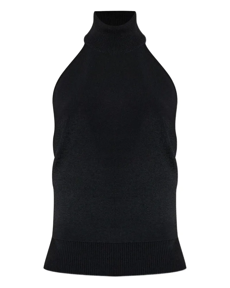 Givenchy Top mit Neckholder - Schwarz Schwarz