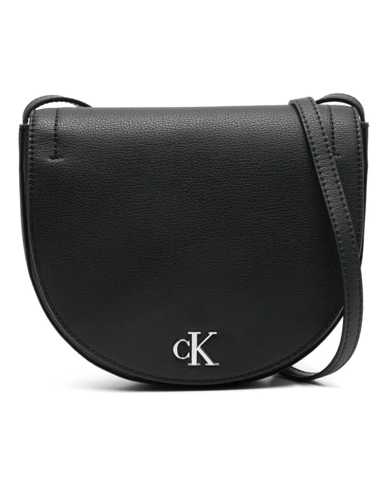 Calvin Klein Umhängetasche mit Logo-Schild - Schwarz Schwarz