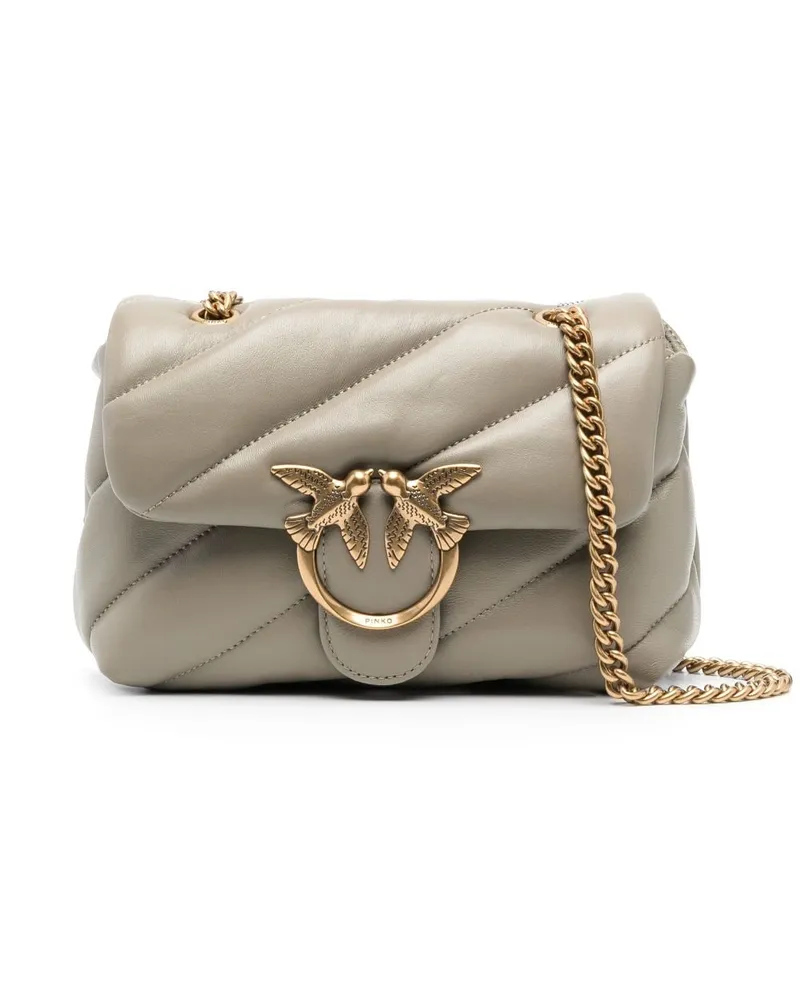 Pinko Mini Love Schutertasche - Braun Braun