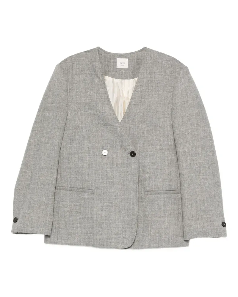 ALYSI Doppelreihiges Sakko - Grau Grau