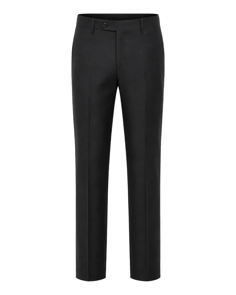 Corneliani scalloped-hem trousers - Schwarz Schwarz