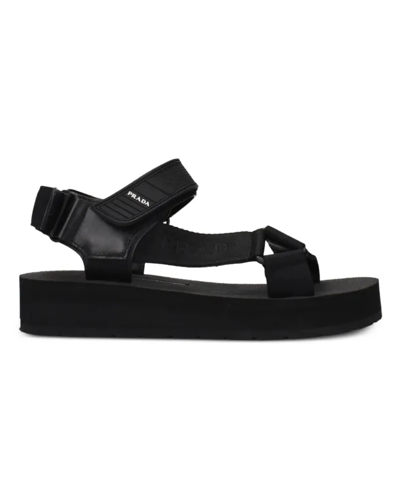 Prada touch-strap platform sandals - Schwarz Schwarz