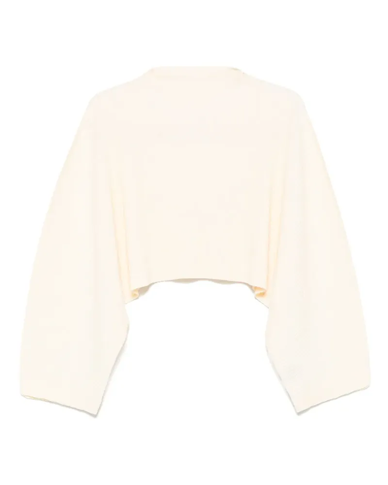 Issey Miyake Plissierte Bluse - Gelb Gelb