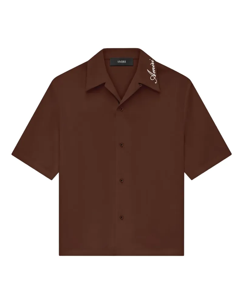 Amiri short-sleeve camp-collar shirt - Braun Braun