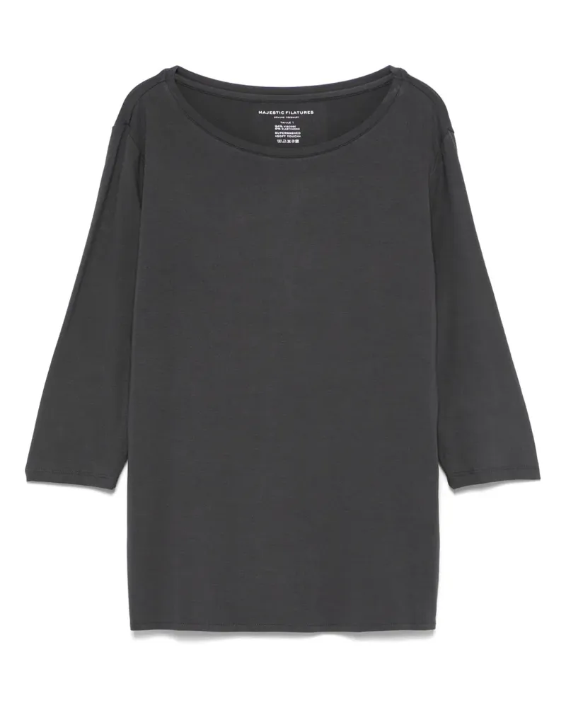 Majestic Bateau T-Shirt - Grau Grau