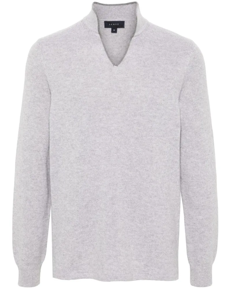 SEASE Ellen Pull Pullover - Grau Grau