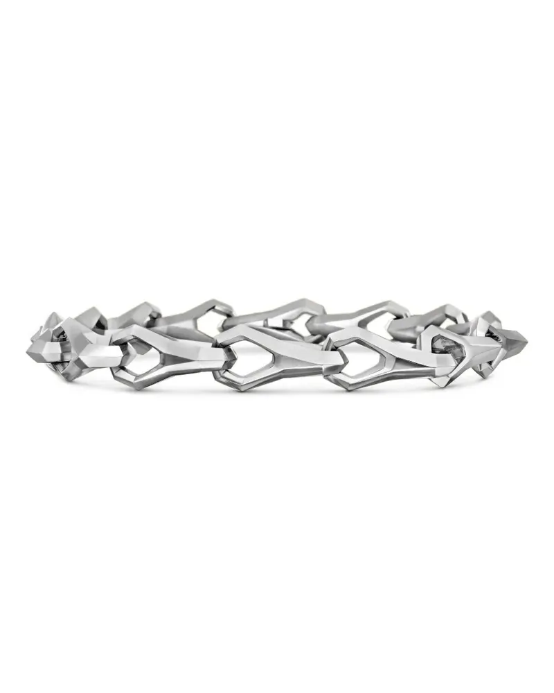 David Yurman Faceted Link Armband aus Sterlingsilber (9mm Silber