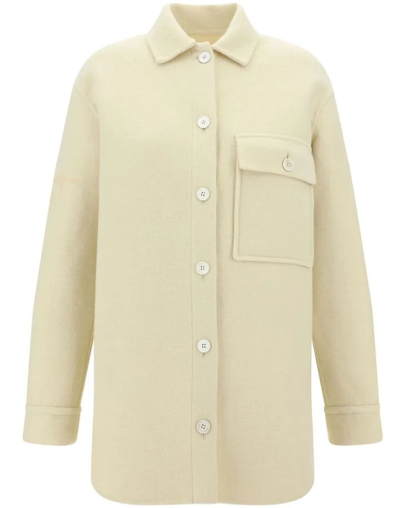 Jil Sander Jacke mit Logo-Jacquard - Nude Nude