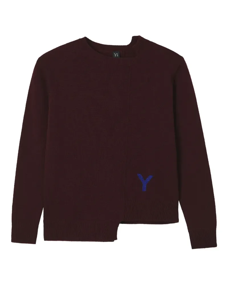 Yohji Yamamoto Asymmetrischer Pullover - Braun Braun