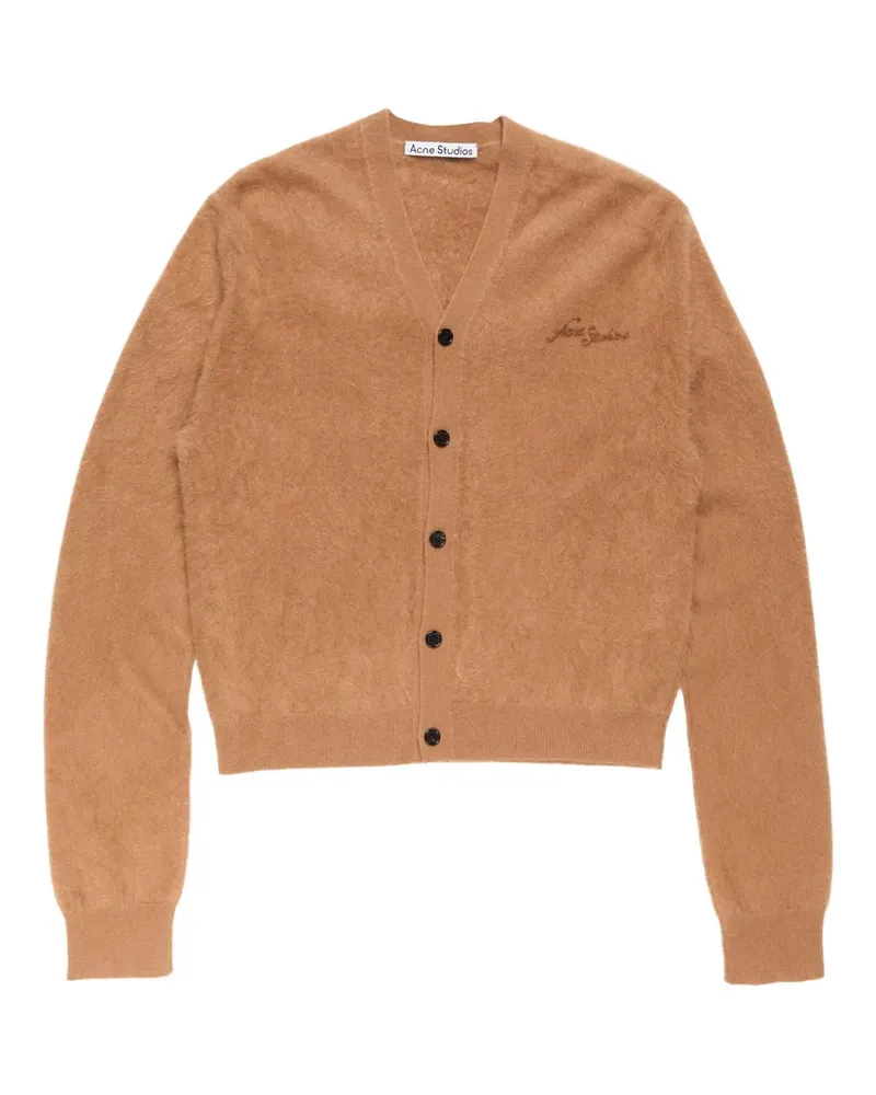 Acne Studios Cardigan mit V-Ausschnitt - Braun Braun