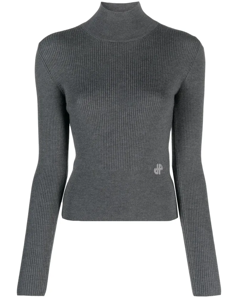 Patou Pullover mit Stehkragen - Grau Grau