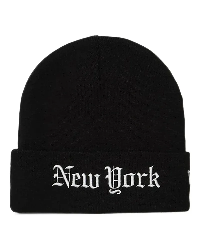Supreme Being x New Era® New York beanie hat - Schwarz Schwarz