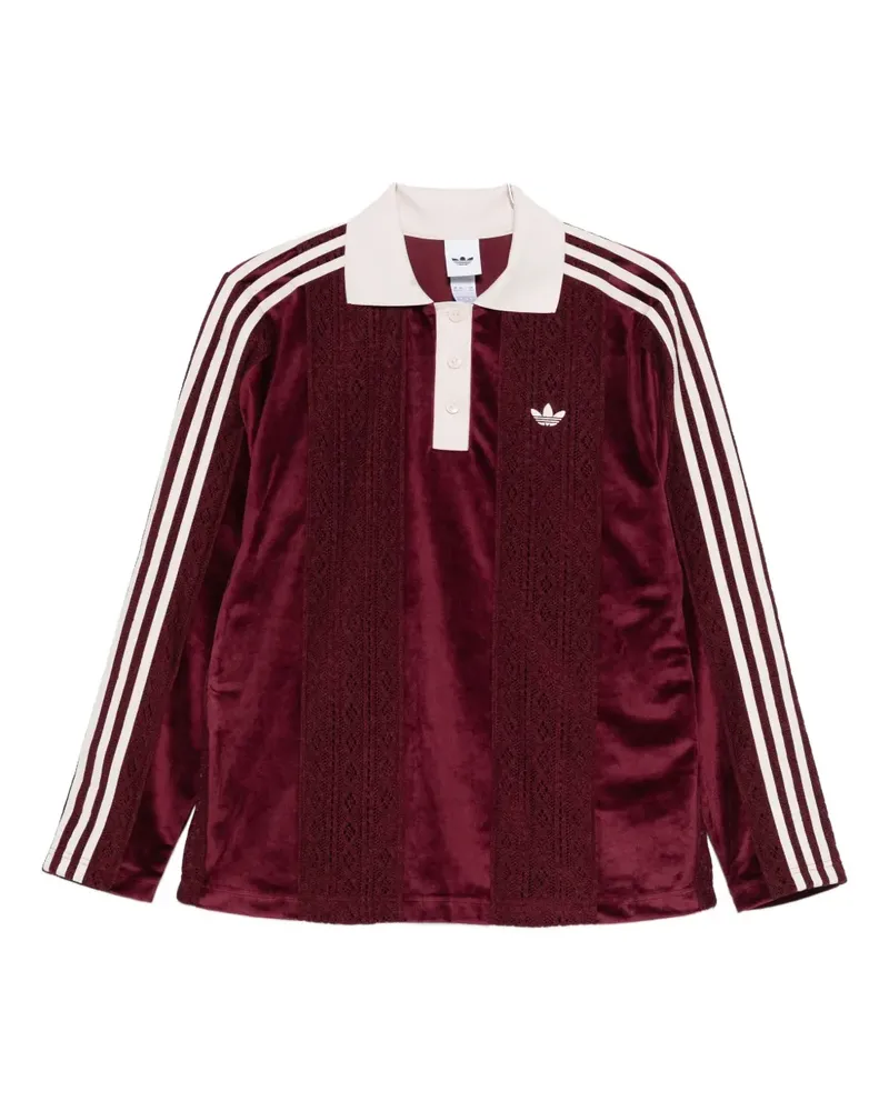 adidas Winterised soccer polo top - Rot Rot