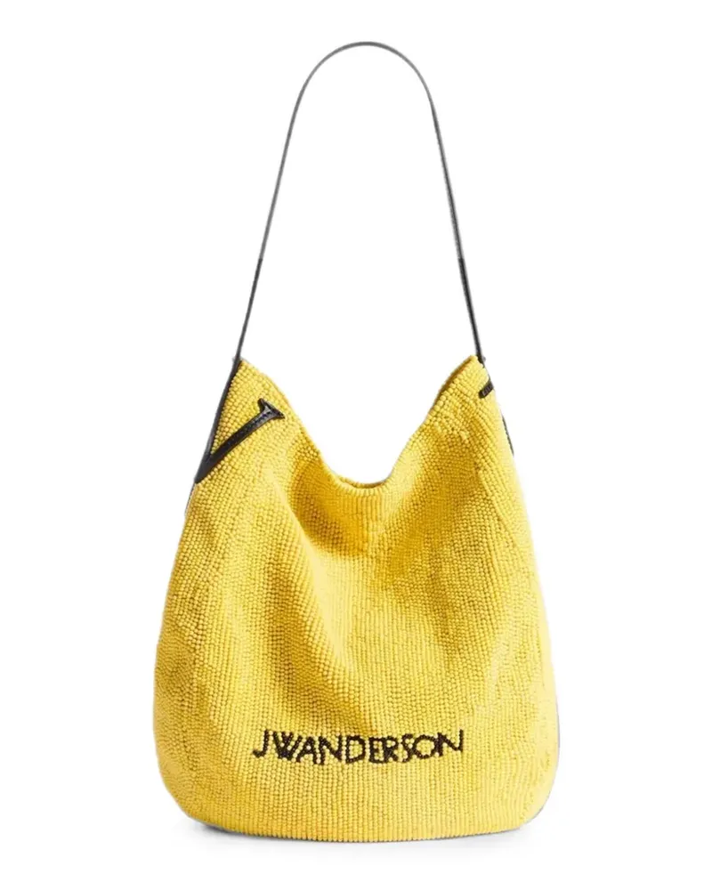 J.W.Anderson Bulb bead-embellished tote bag - Gelb Gelb