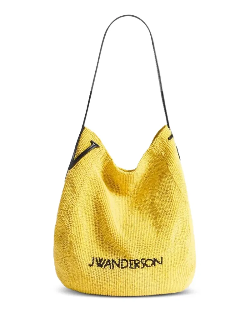 J.W.Anderson Bulb Tote Bag mit Perlen - Gelb Gelb