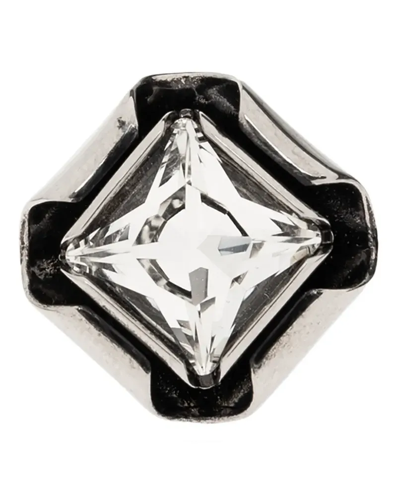 Givenchy crystal-embellished geometric ring - Silber Silber