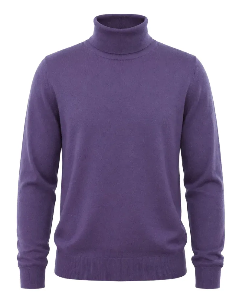 Malo Rollkragenpullover aus Kaschmir - Violett Violett