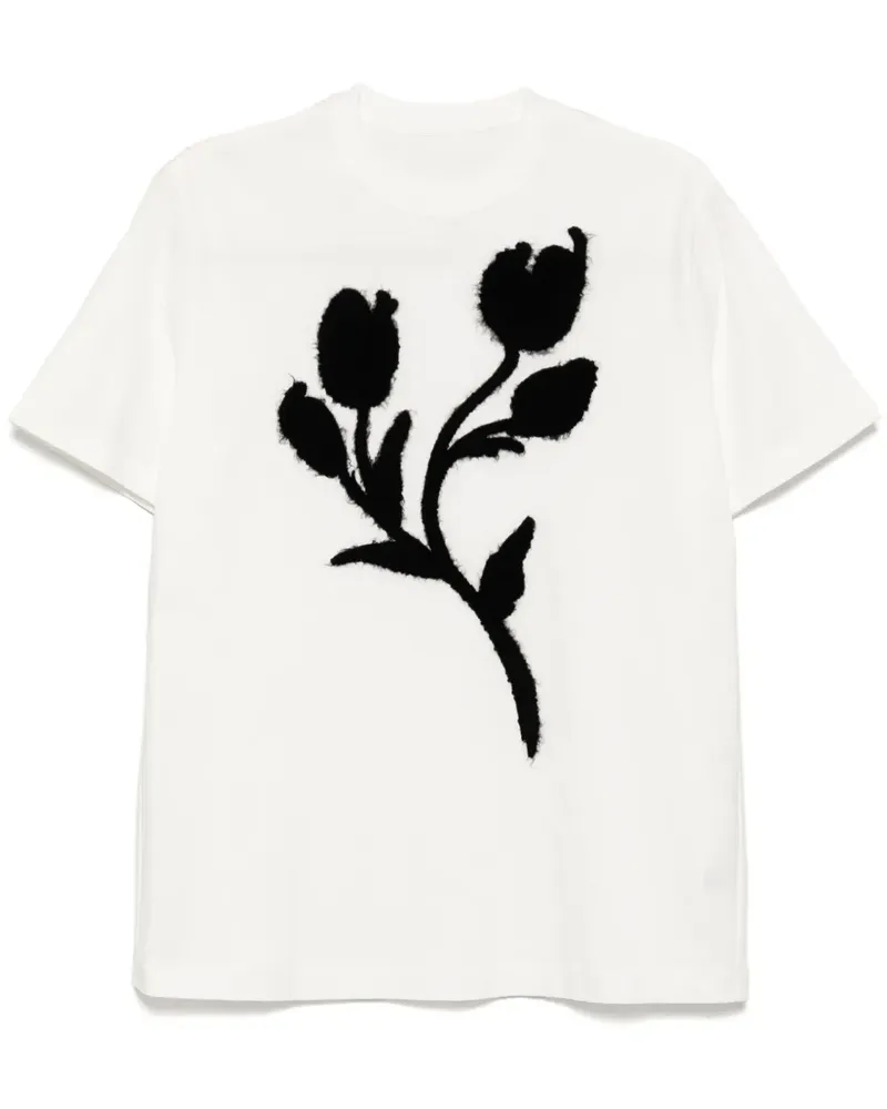 JNBY Hemd mit Pflanzen-Print - Weiß Weiß