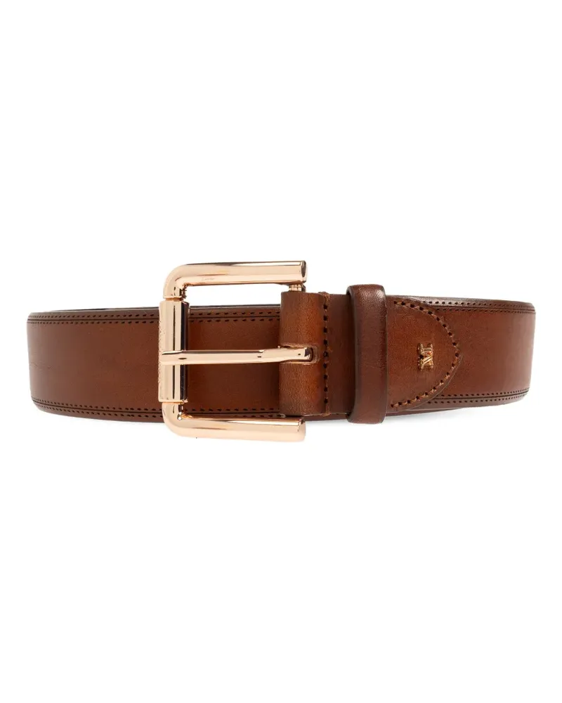 Max Mara Esodo leather belt - Braun Braun