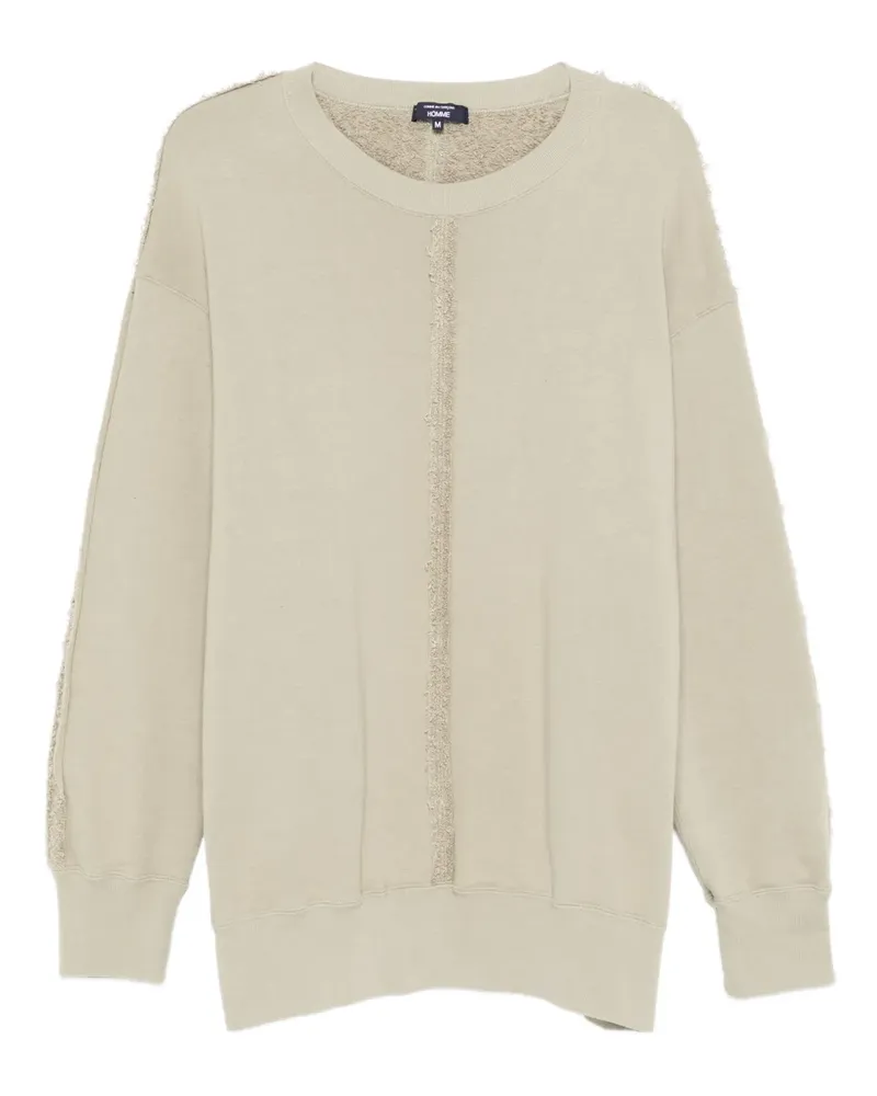 Comme des Garçons Ausgefranstes Sweatshirt - Nude Nude