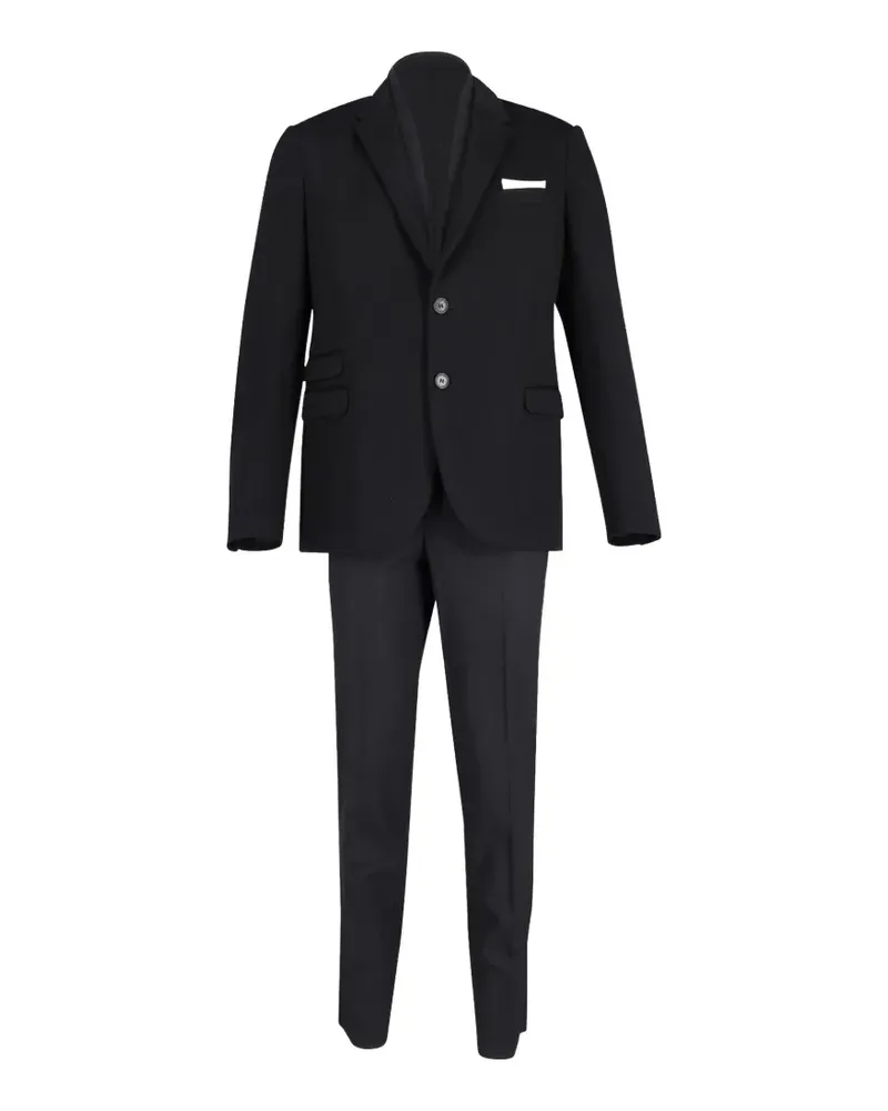 Neil Barrett long-sleeve suit - Schwarz Schwarz