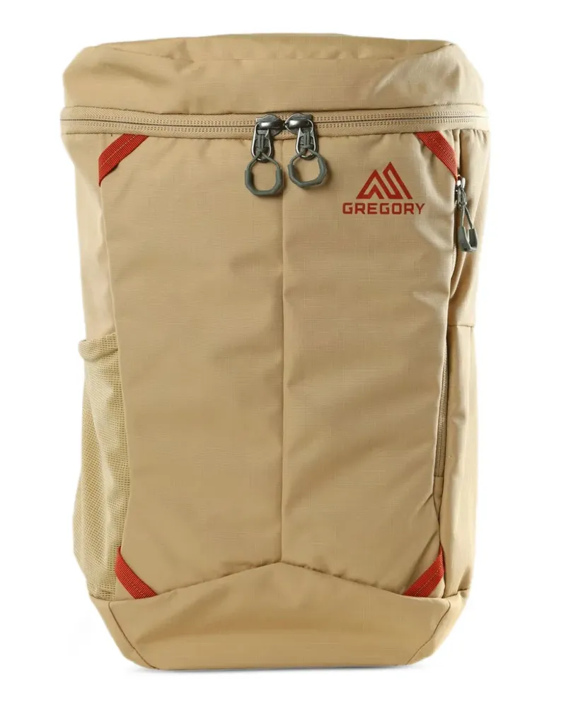 Gregory Rhune 25 logo-print ripstop backpack - Nude Nude