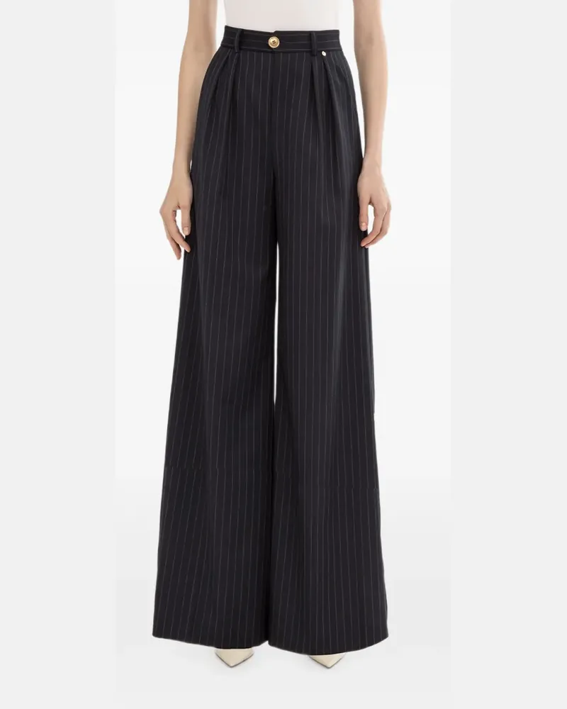 NISSA Palazzohose mit Nadelstreifen - Blau Blau