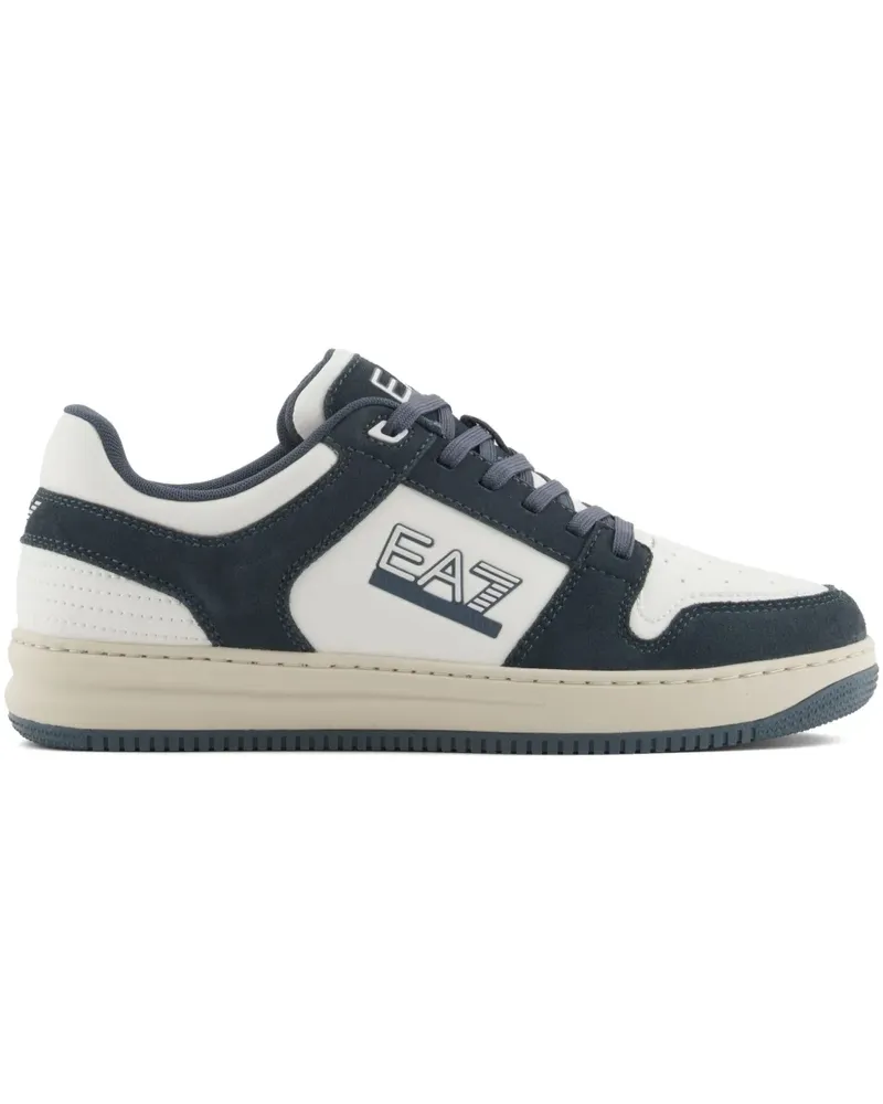 EA7 Sneakers mit Logo-Applikation - Blau Blau