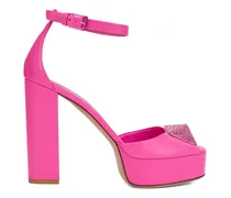 Pumps mit Plateau - Rosa