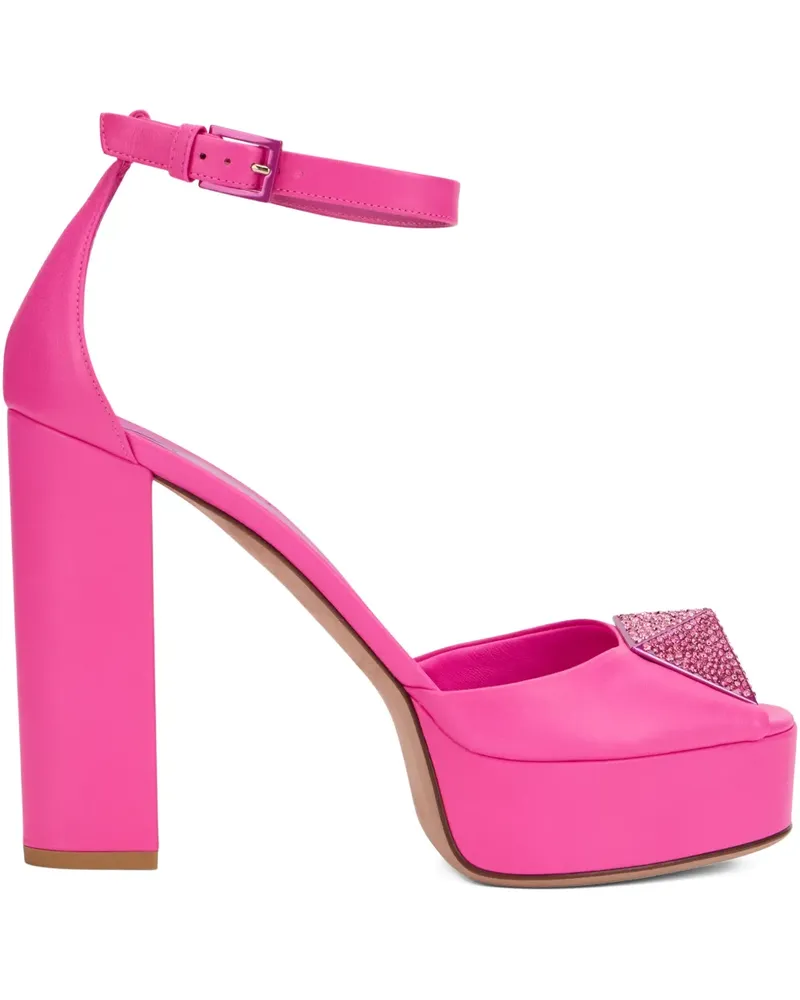 Valentino Garavani open-toe platform pumps - Rosa Rosa