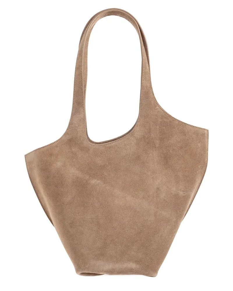 ATTICO medium La Scoop tote bag - Nude Nude