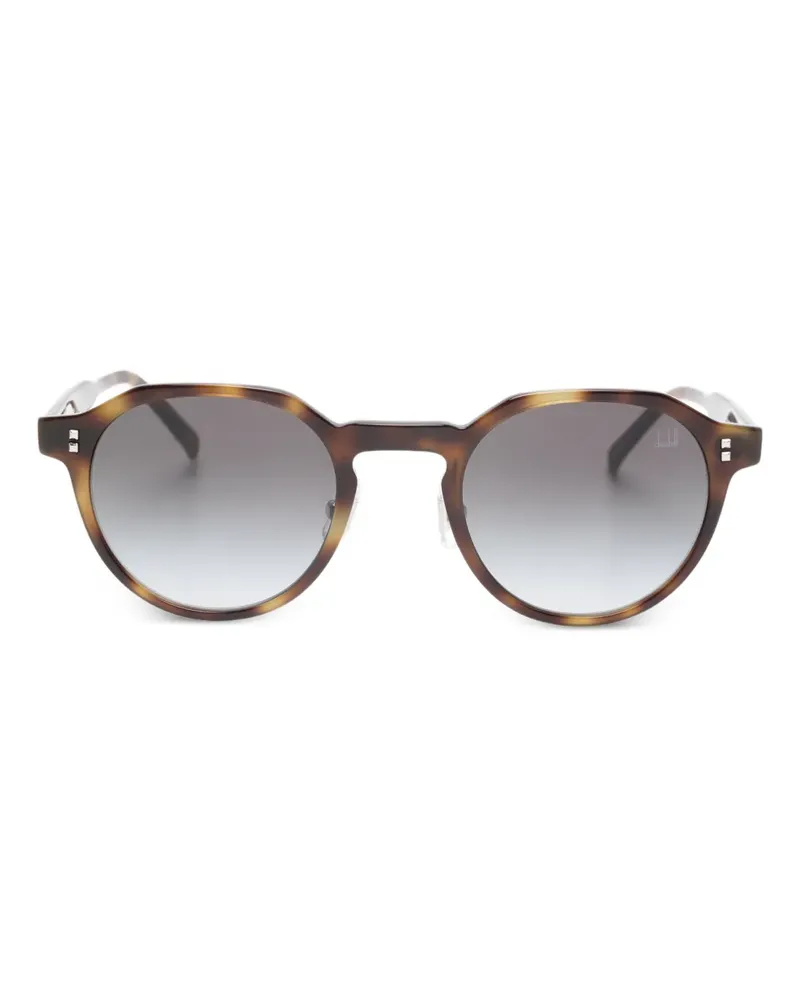 Dunhill Sonnenbrille mit rundem Gestell - Braun Braun