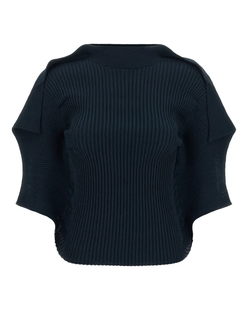 Issey Miyake Prance Oberteil mit Design-Ärmeln - Blau Blau