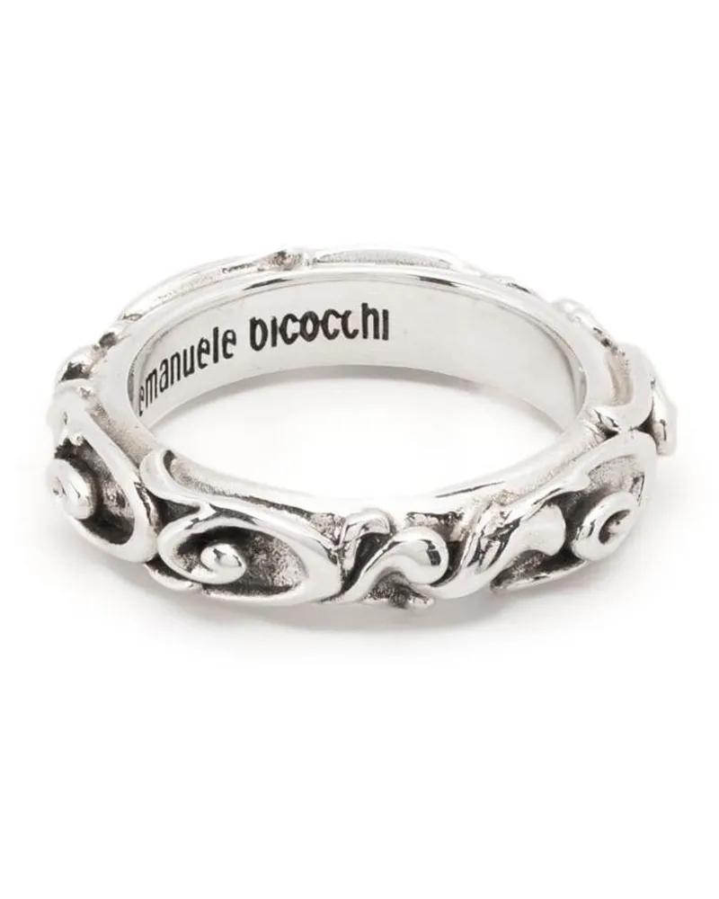 Emanuele Bicocchi Ring mit Arabesque-Motiv - Silber Silber