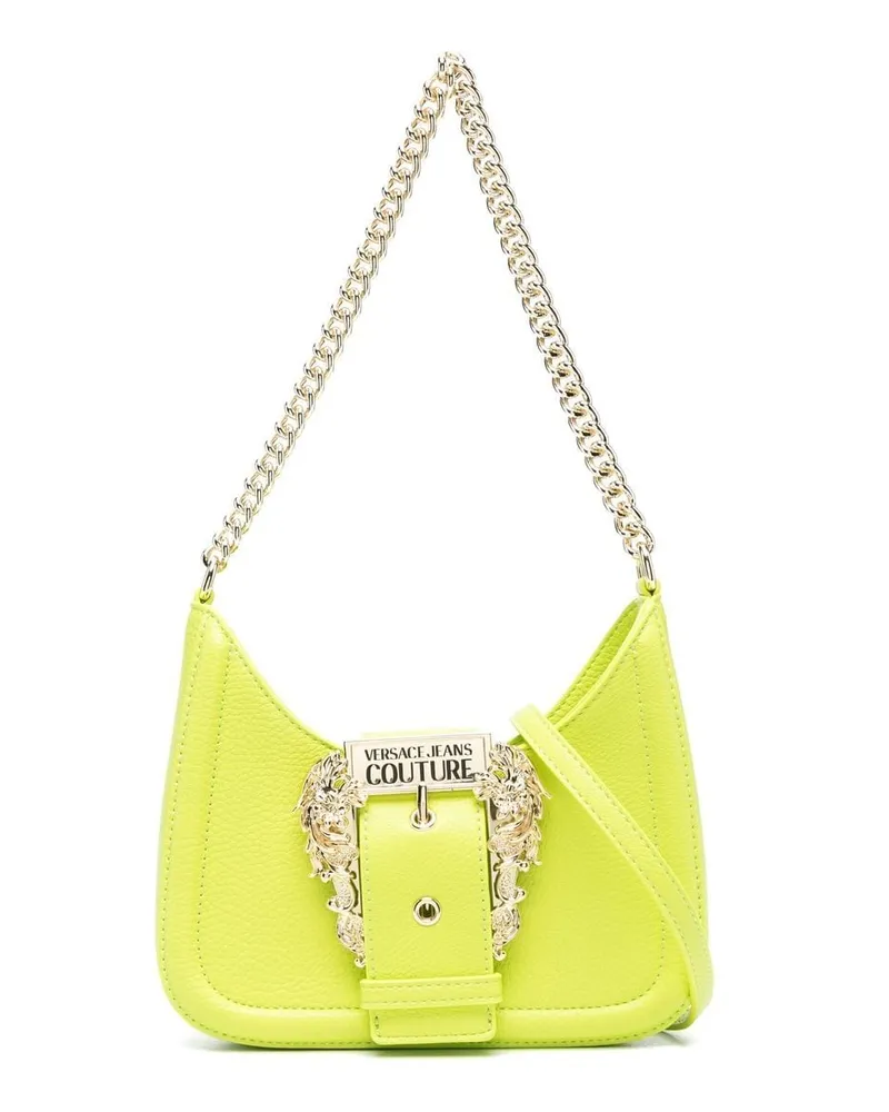 Versace Jeans Schultertasche mit Barockmuster - Grün Grün
