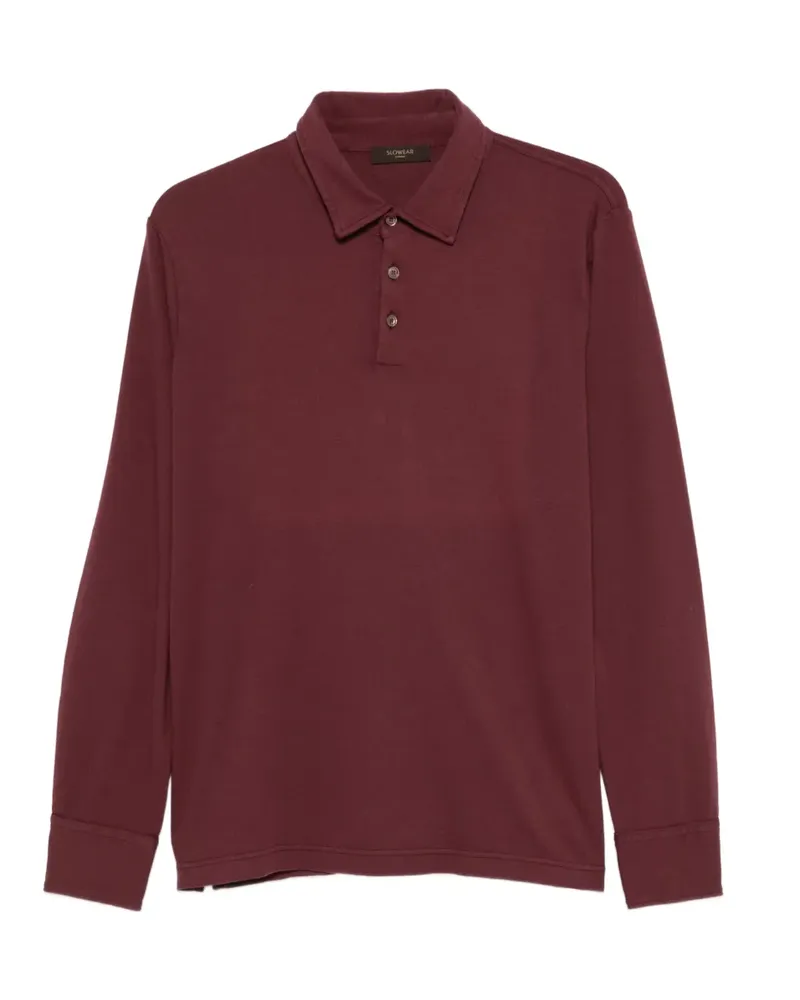 Zanone Poloshirt mit Knopfleiste - Rot Rot