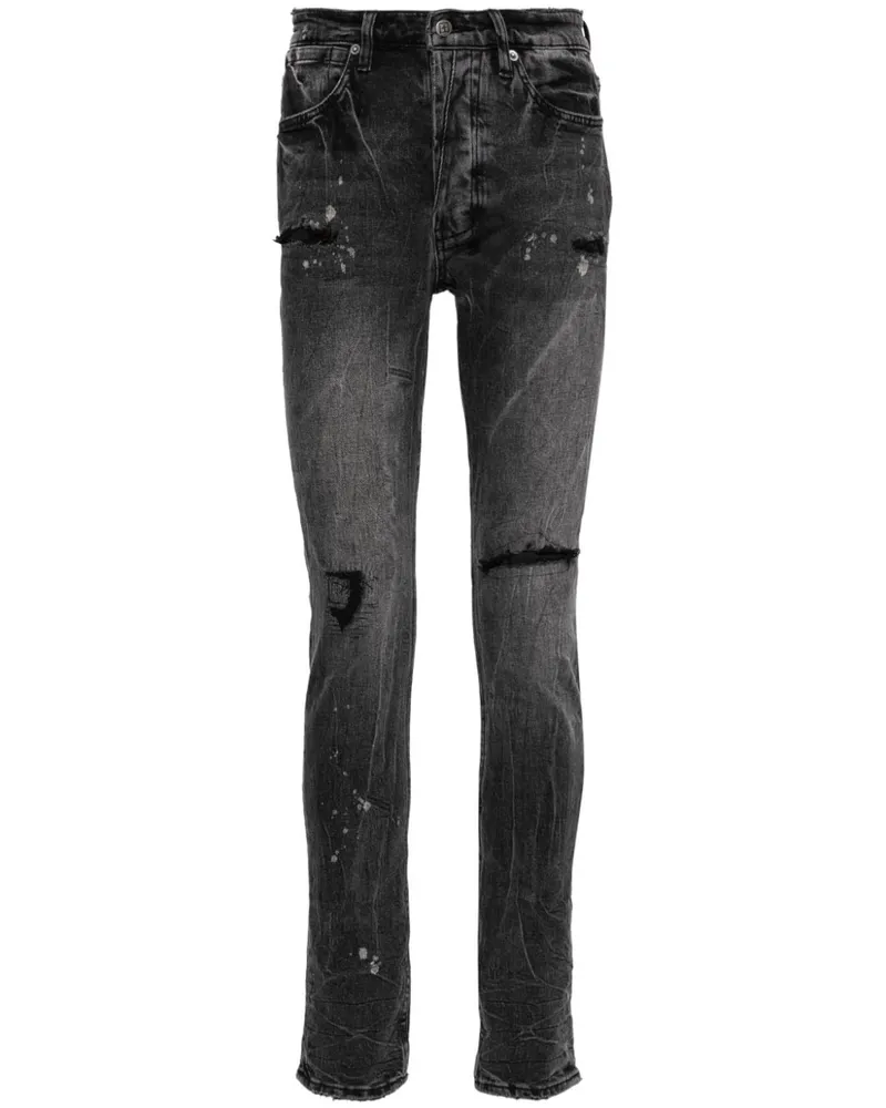 ksubi Van Winkle Skinny-Jeans Schwarz