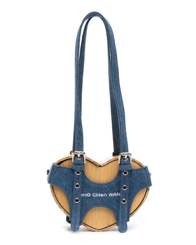 Feng Chen Wang Tasche mit Logo-Stickerei - Braun Braun