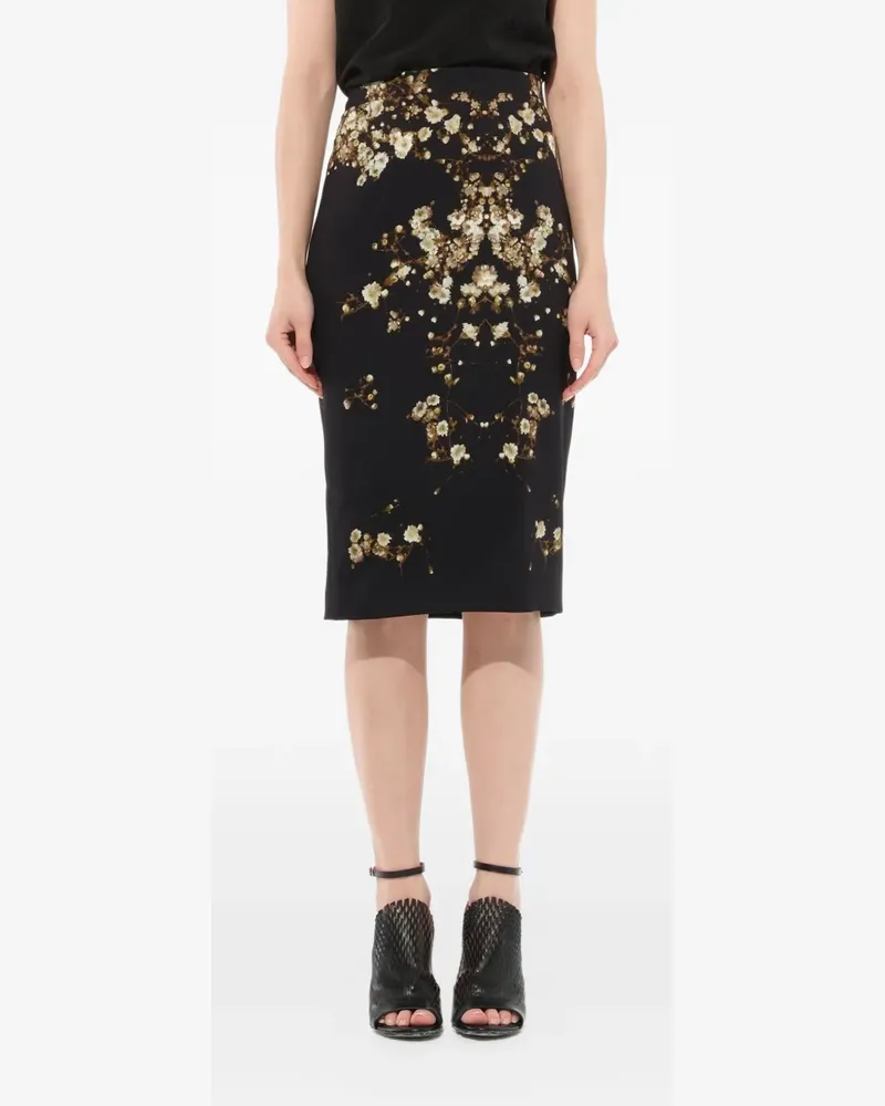 Givenchy Rock mit Gipskraut-Print - Schwarz Schwarz