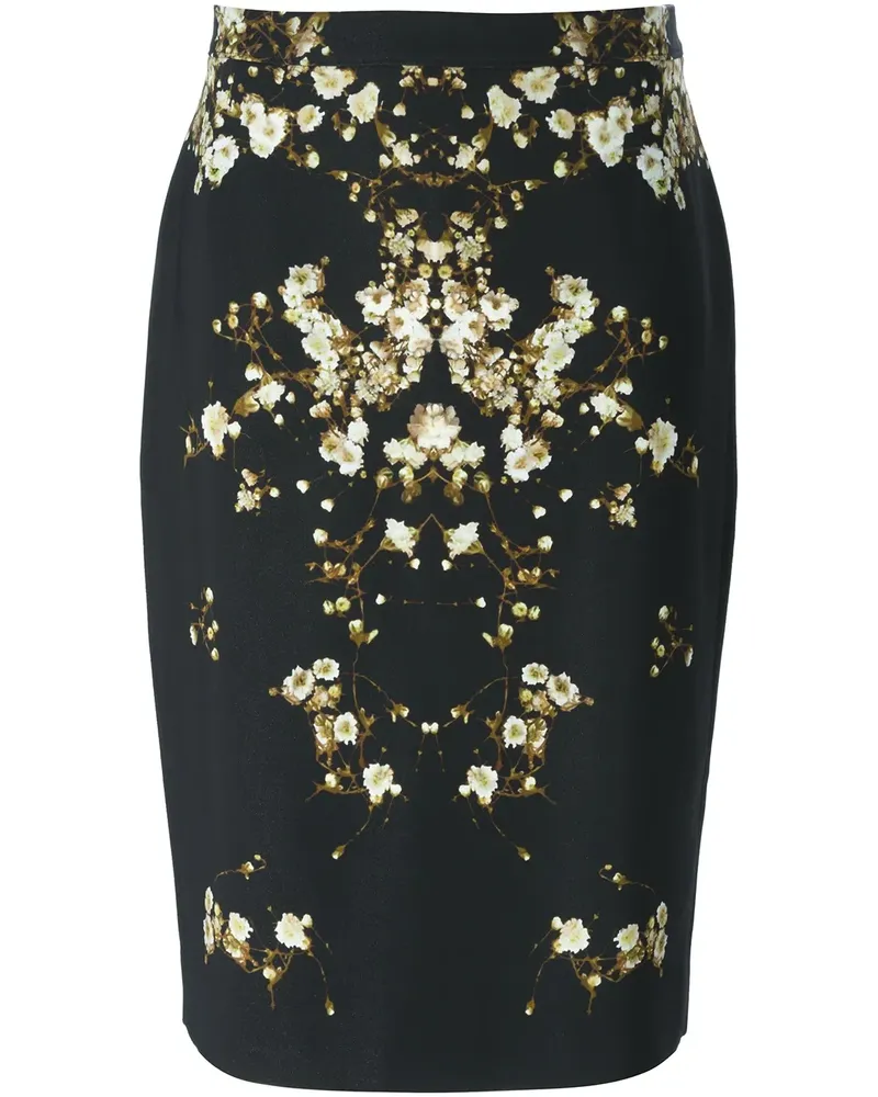 Givenchy Rock mit Gipskraut-Print - Schwarz Schwarz