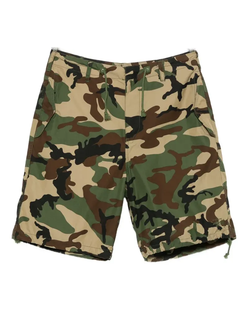 Stüssy Surplus camouflage-print shorts - Grün Grün