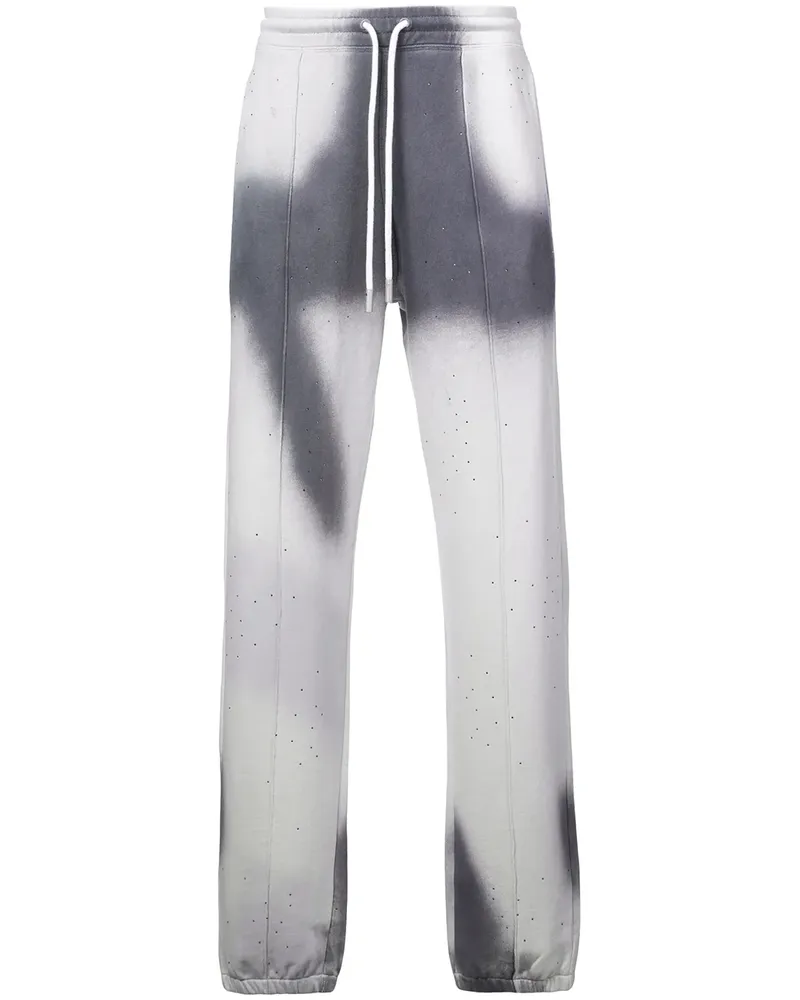 OFF-WHITE Jogginghose mit Batikmuster - Weiß Weiß