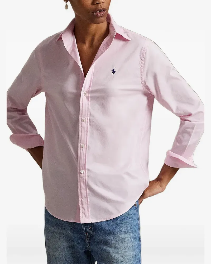 Ralph Lauren Hemd mit Polo Pony-Stickerei - Rosa Rosa